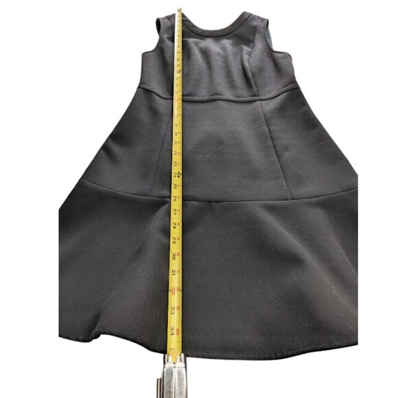 Vineyard Vines Sleeveless Black Fit and Flare Dress Tartan Plaid lining *SZ 6 - Picture 5 of 10